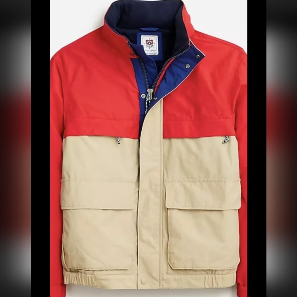 J.Crew SEALED! NWT! Wallace & Barnes Shorline Hooded Jacket #BS487. Sz Sm. R2S!!